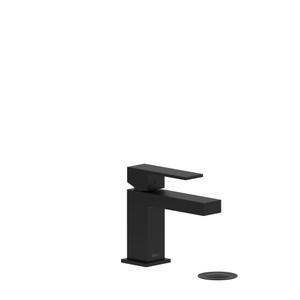 Robinet de salle de bain à poignée simple Kubik - Noir  | Numéro de modèle: US01BK - Produit épuisé