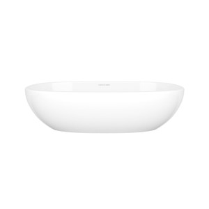 Barcelona 22" x 13" Oval Vessel Lavatory Sink - Standard White (Gloss) | Model Number: VB-BAR-55-IO