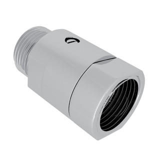 DISCONTINUÉ -Valve d’arrêt décorative pour colonnettes de plancher - Chrome poli | Numéro de modèle: ZA10384021-APC - Produit épuisé