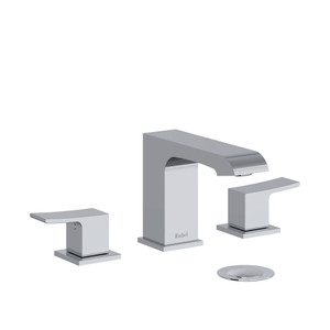 Zendo Widespread Bathroom Faucet  - Chrome | Model Number: ZO08C - Product Knockout