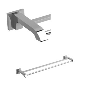 Zendo™ Double 24" Towel Bar - Chrome | Model Number: ZO6C