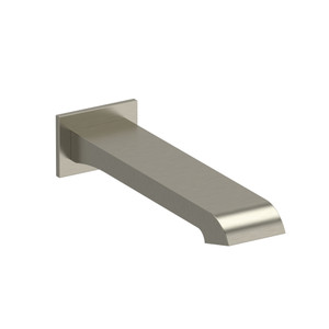 Bec de bain mural Zendo™ - Nickel brossé | Numéro de modèle: ZO80BN