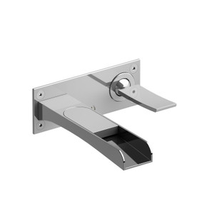 DISCONTINUED Zendo™ Wall Mount Lavatory Faucet With Trough - Chrome | Model Number: ZOOP11C-10