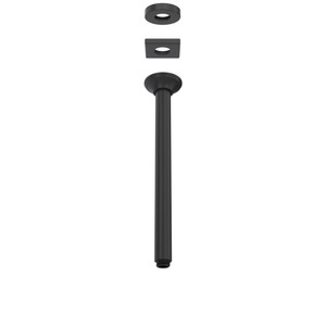 13" Ceiling Mount Shower Arm - Matte Black | Model Number: 1505/12MB