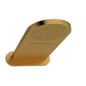 Rain And Cascade Shower Head - Brushed Gold | Model Number: 406BG - Product Knockout