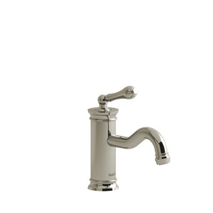 DISCONTINUED-Antico Single Hole Bathroom Faucet Without Drain - Polished Nickel | Model Number: AS00PN-10 - Product Knockout