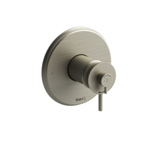 DISCONTINUED-Antico 2-Way No Share Type T/P (Thermostatic/Pressure Balance) Coaxial Complete Valve - Brushed Nickel | Model Number: AT44BN - Product Knockout