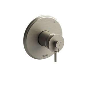 DISCONTINUÉ -Valve complète coaxiale type T/P (thermostatique/pression équilibrée) à 3 voies Altitude - Nickel brossé | Numéro de modèle: ATOP45BN - Produit épuisé