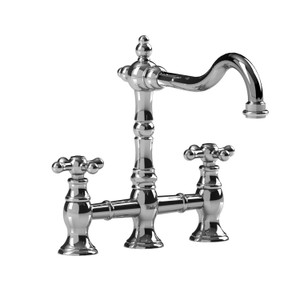 DISCONTINUED Bridge kitchen faucet - Chrome | Model Number: BR100+C-10