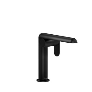 Ciclo Single Hole Bathroom Faucet - Black with Lined Lever Handles | Model Number: CIS00LNBK - Product Knockout