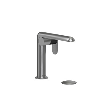 Ciclo Single Hole Bathroom Faucet - Brushed Chrome and Black | Model Number: CIS01BCBK-05 - Product Knockout