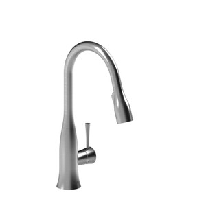 Edge Single Hole Prep Sink Faucet - Stainless Steel | Model Number: ED601SS-10 - Product Knockout