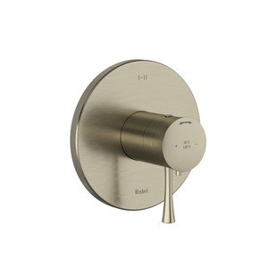 DISCONTINUÉ valve complète coaxiale en pex (thermostatique/pression équilibrée) à 2 voies type T/P - Nickel brossé | Numéro de modèle: EDTM23BN