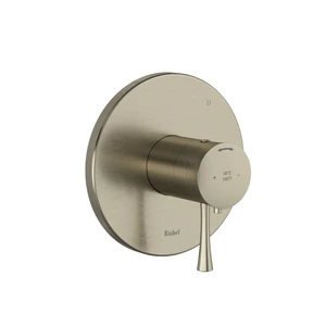 DISCONTINUED 3-way Type T/P (thermostatic/pressure balance) coaxial complete valve PEX - Brushed Nickel | Model Number: EDTM45BN-SPEX
