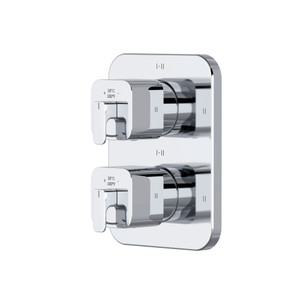 4-way Type T/P (thermostatic/pressure balance) 3/4"coaxial complete valve - Chrome | Model Number: EQ46C