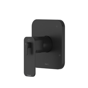 DISCONTINUED 3-way no share Type T/P (thermostatic/pressure balance) coaxial complete valve - Black | Model Number: EQ47BK-EX