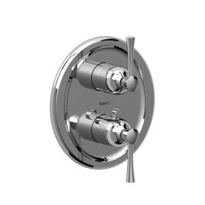 DISCONTINUÉ -Valve complète type T (thermostatique) 1/2 po avec valve d’arrêt For Me - Chrome | Numéro de modèle: FM22LC - Produit épuisé