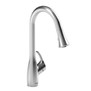DISCONTINUED-Flo Kitchen Faucet With Spray - Stainless Steel | Model Number: FO101SS-10 - Product Knockout