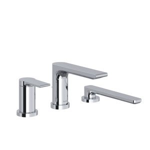 DISCONTINUED 3-piece Type P (pressure balance) deck-mount tub filler With Handshower EXPANSION PEX - Chrome | Model Number: FR16C-EX
