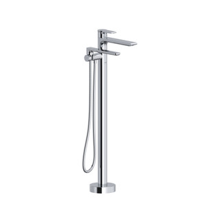 2-way Type T (thermostatic) coaxial floor-mount tub filler With Handshower - Chrome | Model Number: FR39C