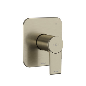 DISCONTINUED 3-way Type T/P (thermostatic/pressure balance) coaxial complete valve - Brushed Nickel | Model Number: FR45BN-EX