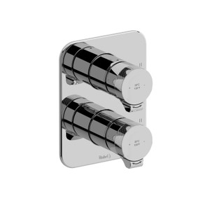 DISCONTINUED-Fresk 3/4 Inch Thermostatic and Pressure Balance Trim With Up To 6 Functions - Chrome | Model Number: FR88C - Product Knockout