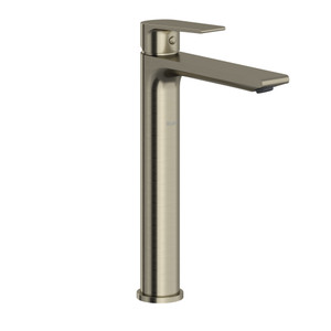 Fresk Single Handle Tall Bathroom Faucet - Brushed Nickel | Model Number: FRL01BN-05 - Product Knockout