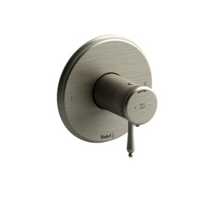 DISCONTINUED 2-way no share Type T/P (thermostatic/pressure balance) coaxial complete valve - Brushed Nickel | Model Number: GN44BN
