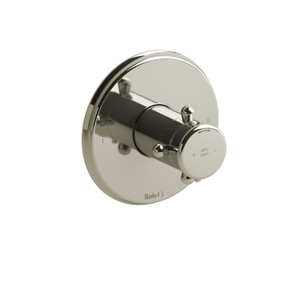 DISCONTINUED 2-way no share Type T/P (thermostatic/pressure balance) coaxial complete valve - Polished Nickel | Model Number: GN44+PN