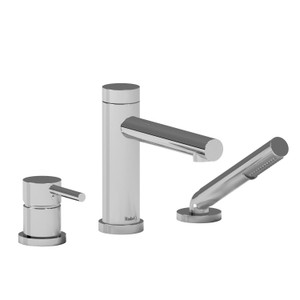 GS 3-Piece Deck-Mount Tub Filler With Handshower PEX - Chrome | Model Number: GS10C-SPEX - Product Knockout