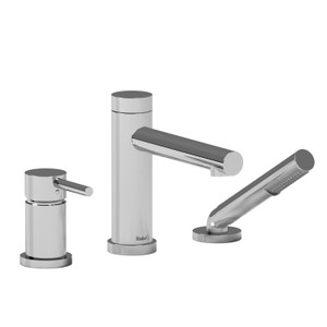 GS 3-Piece Type P (Pressure Balance) Deck-Mount Tub Filler With Hand Shower PEX - Chrome | Model Number: GS16C-SPEX - Product Knockout