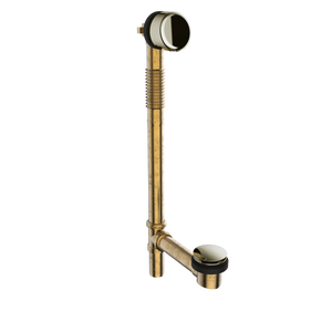 DISCONTINUED-Freestanding Bathtub Filler With Overflow And Drain In Brass For Above-Floor Installation Box - Polished Chrome | Model Number: K-60CBR-PC - Product Knockout