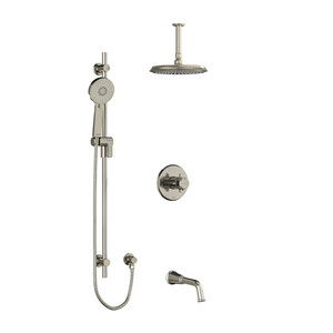DISCONTINUÉ Ensemble de douche 1345 - Nickel brossé | Numéro de modèle: KIT1345MMRD+BN-6