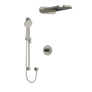 DISCONTINUED Shower Kit 2745 - Brushed Nickel | Model Number: KIT2745RUTM+KNBN-EX