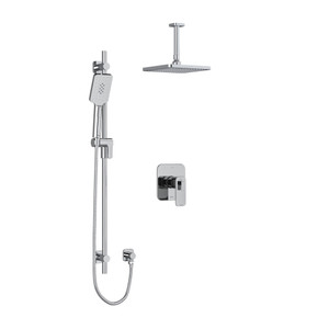 Equinox Type T/P (Thermostatic/Pressure Balance) 1/2 Inch Coaxial 2-Way System With Hand Shower And Shower Head - Chrome | Model Number: KIT323EQC-6 - Product Knockout