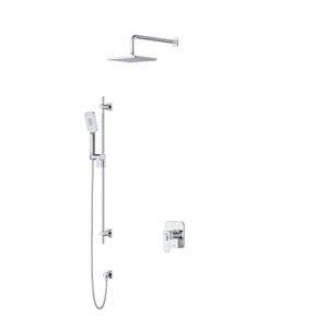 DISCONTINUED Equinox Type T/P (Thermostatic/Pressure Balance) 1/2 Inch Coaxial 2-Way System With Hand Shower And Shower Head - Chrome | Model Number: KIT323EQC-SPEX