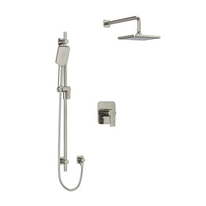 DISCONTINUED-Fresk Shower Kit 323 - Brushed Nickel | Model Number: KIT323FRBN-6 - Product Knockout