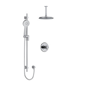 DISCONTINUED Momenti Type T/P (Thermostatic/Pressure Balance) 1/2 Inch Coaxial 2-Way System With Hand Shower And Shower Head - Chrome | Model Number: KIT323MMRD+C-6