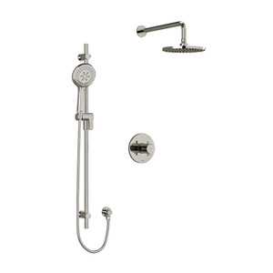 DISCONTINUED Pallace Type T/P (Thermostatic/Pressure Balance) 1/2 Inch Coaxial 2-Way System With Hand Shower And Shower Head - Polished Nickel | Model Number: KIT323PATM+PN