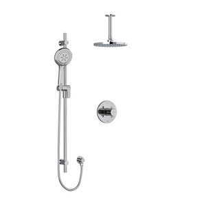 DISCONTINUED Pallace Type T/P (Thermostatic/Pressure Balance) 1/2 Inch Coaxial 2-Way System With Hand Shower And Shower Head - Chrome | Model Number: KIT323PATM+C-6