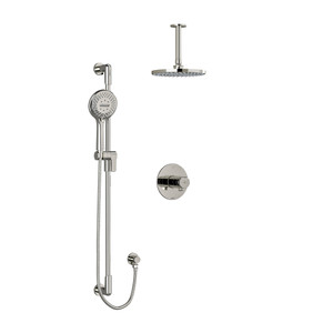 DISCONTINUED Parabola Type T/P (Thermostatic/Pressure Balance) 1/2 Inch Coaxial 2-Way System With Hand Shower And Shower Head - Polished Nickel | Model Number: KIT323PBPN-6