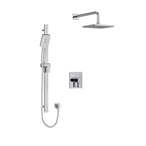 Profile Type T/P (Thermostatic/Pressure Balance) 1/2 Inch Coaxial 2-Way System With Hand Shower And Shower Head - Chrome | Model Number: KIT323PFTQC-6-SPEX - Product Knockout