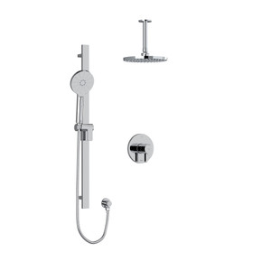 Paradox Type T/P (Thermostatic/Pressure Balance) 1/2 Inch Coaxial 2-Way System With Hand Shower And Shower Head - Chrome | Model Number: KIT323PXTMC-6 - Product Knockout