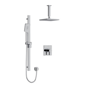 DISCONTINUED Paradox Type T/P (Thermostatic/Pressure Balance) 1/2 Inch Coaxial 2-Way System With Hand Shower And Shower Head - Chrome | Model Number: KIT323PXTQC-6