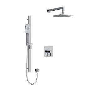 DISCONTINUED-Paradox Type T/P (Thermostatic/Pressure Balance) 1/2 Inch Coaxial 2-Way System With Hand Shower And Shower Head - Chrome | Model Number: KIT323PXTQC-EX - Product Knockout