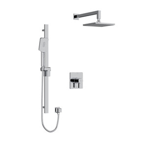 Paradox Type T/P (Thermostatic/Pressure Balance) 1/2 Inch Coaxial 2-Way System With Hand Shower And Shower Head - Chrome | Model Number: KIT323PXTQC-SPEX - Product Knockout