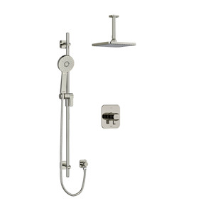 DISCONTINUED SalomÃ©  Type T/P (Thermostatic/Pressure Balance) 1/2 Inch Coaxial 2-Way System With Hand Shower And Shower Head - Polished Nickel | Model Number: KIT323SAPN-6