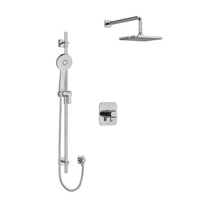 DISCONTINUED-Salome Type T/P (Thermostatic/Pressure Balance) 1/2 Inch Coaxial 2-Way System With Hand Shower And Shower Head - Chrome | Model Number: KIT323SAC-SPEX - Product Knockout