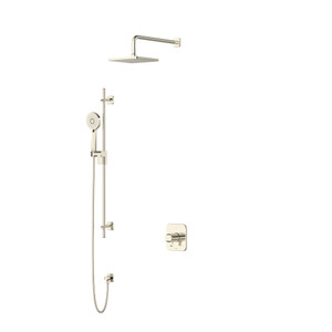 DISCONTINUED SalomÃ©  Type T/P (Thermostatic/Pressure Balance) 1/2 Inch Coaxial 2-Way System With Hand Shower And Shower Head - Polished Nickel | Model Number: KIT323SAPN-SPEX
