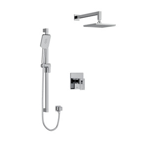 Kubik Shower Kit 323 - Chrome | Model Number: KIT323USC-6-EX - Product Knockout